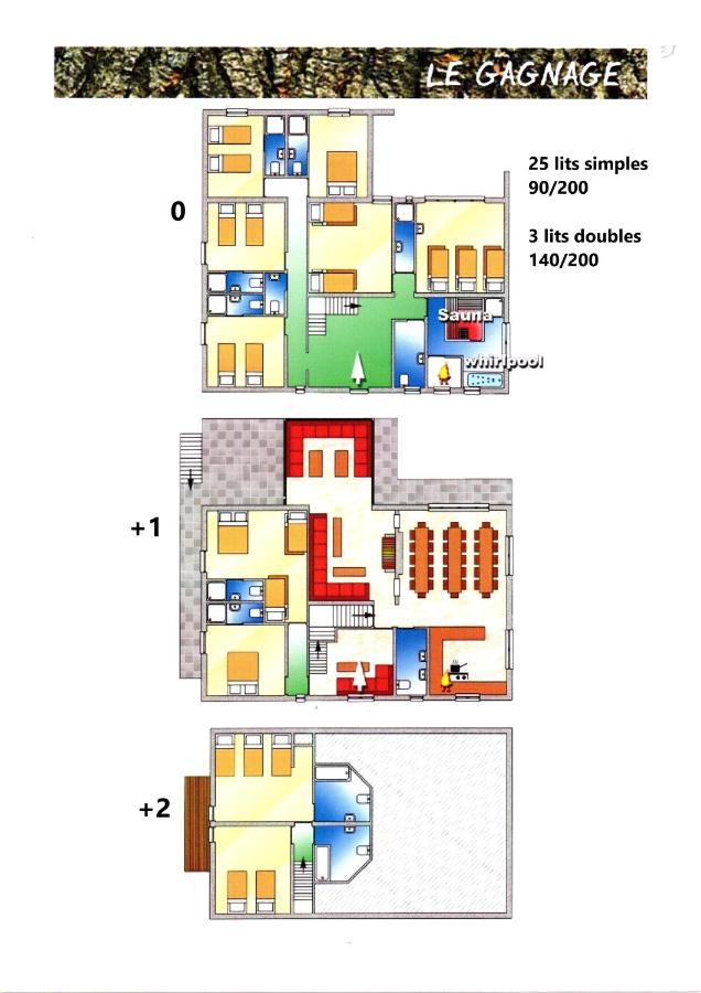 Вилла Le Gagnage 31 Pers- Malmedy, Rustique, Vue, Wellness Экстерьер фото