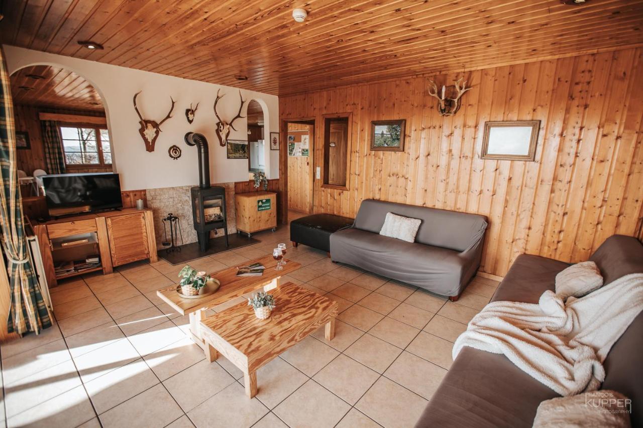 Вилла Le Gagnage 31 Pers- Malmedy, Rustique, Vue, Wellness Экстерьер фото