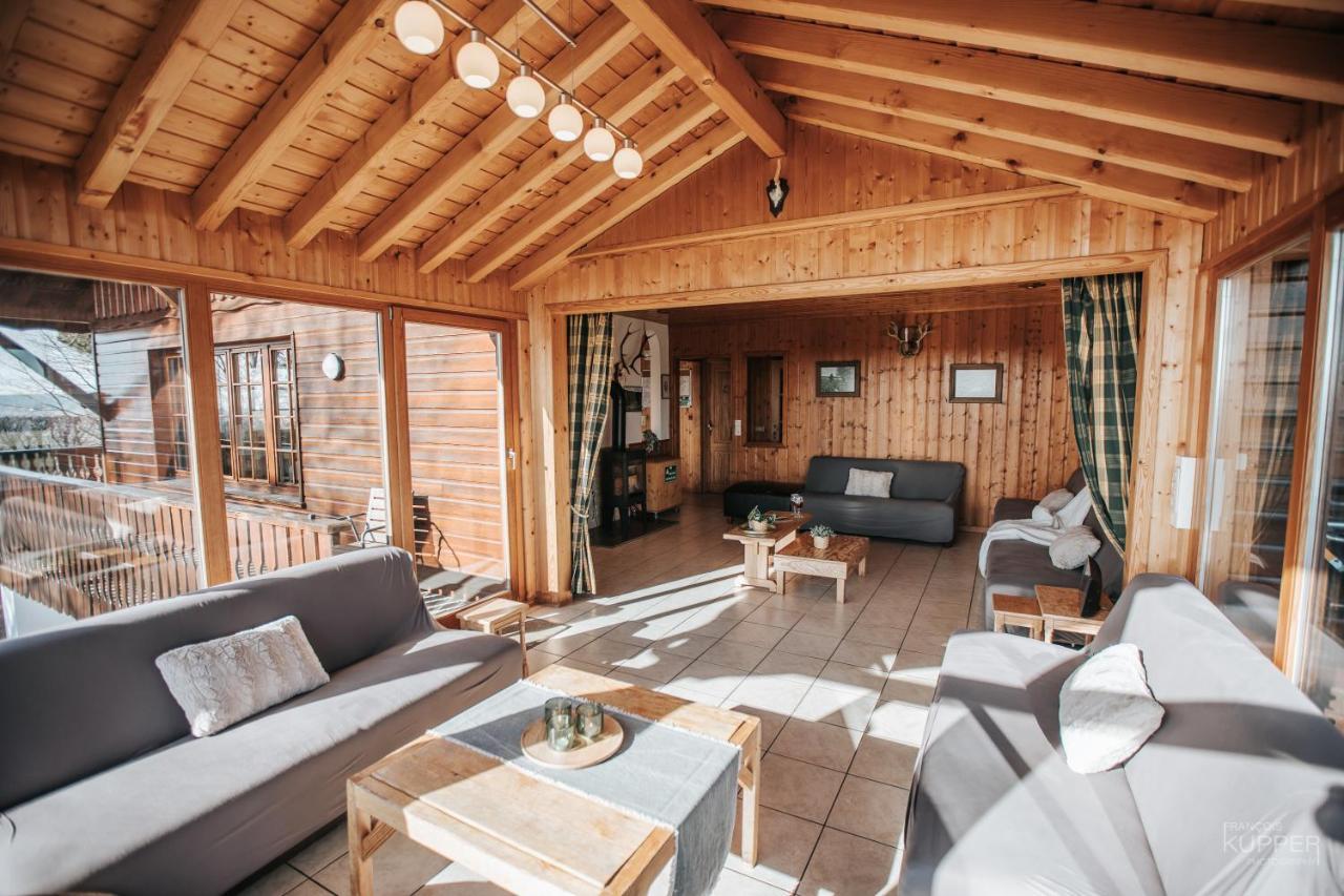 Вилла Le Gagnage 31 Pers- Malmedy, Rustique, Vue, Wellness Экстерьер фото
