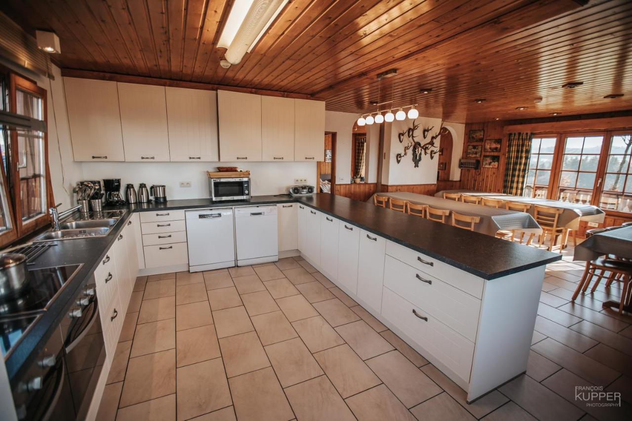 Вилла Le Gagnage 31 Pers- Malmedy, Rustique, Vue, Wellness Экстерьер фото