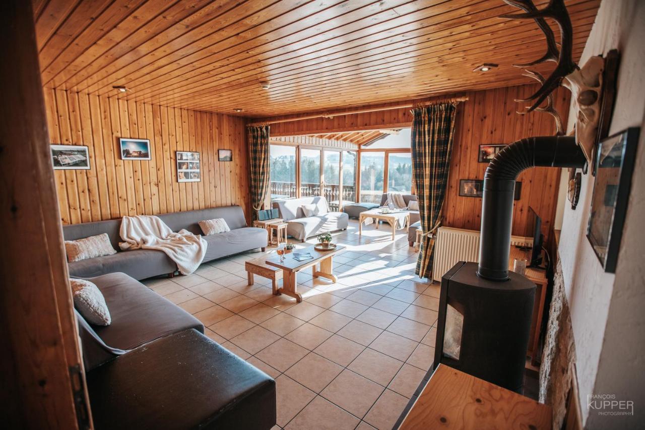 Вилла Le Gagnage 31 Pers- Malmedy, Rustique, Vue, Wellness Экстерьер фото